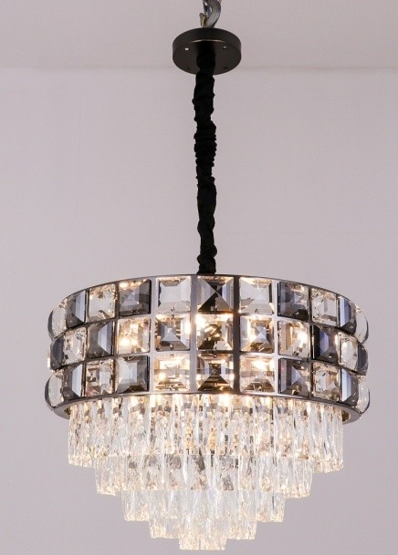 Lámpara Chandelier Elegancia Cristales