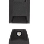 Lámpara de Pared Negra 6W Elegante