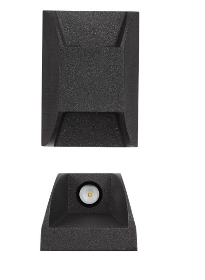 Lámpara de Pared Negra 6W Elegante