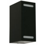 Aplique de pared negro moderno 5W