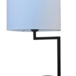 Lámpara de Mesa Negro Elegante 60W