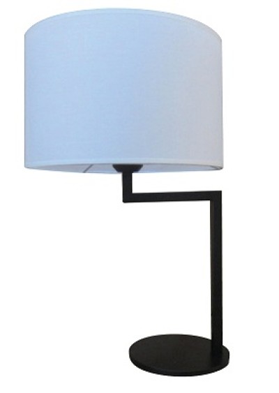 Lámpara de Mesa Negro Elegante 60W