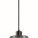Luminario Colgante Mesh Negro Perlado