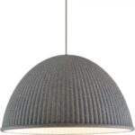 Lámpara Colgante Metal Gris Moderna