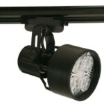 Lámpara de techo negra riel 20W