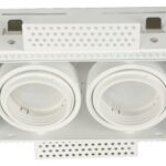 Lámpara de Techo Blanca GU10 7W