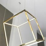 Lámpara Colgante Cubo LED Espejo