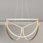 Lámpara Colgante Dorato LED Elegante