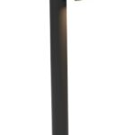 Luz de Poste Jardín Gu10 7W Negra