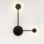 Aplique de Pared LED Negro Dorado