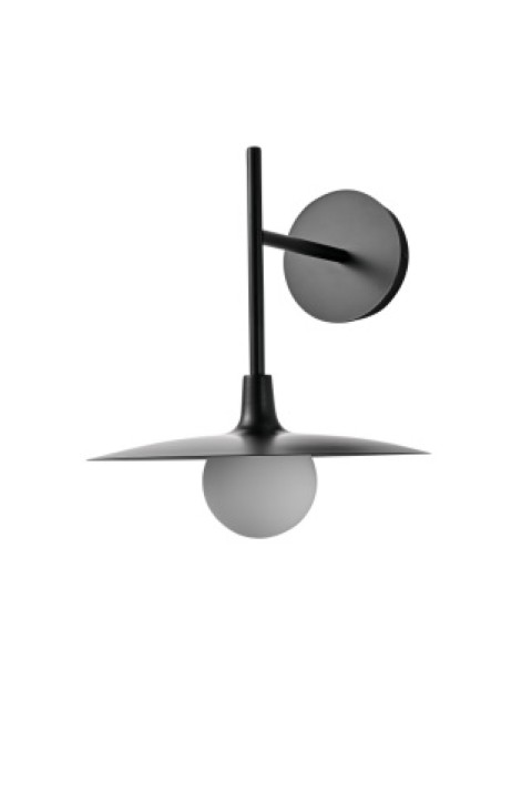 Aplique de pared negro elegante moderno