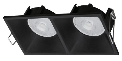 Lámpara Empotrable Negra 13W GU10