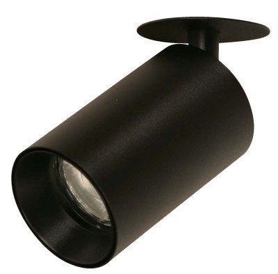 Lámpara de Techo Negra 8W GU10