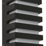 Aplique de Pared Negro 40W E27