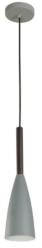 Lámpara Colgante Gris 40W E27