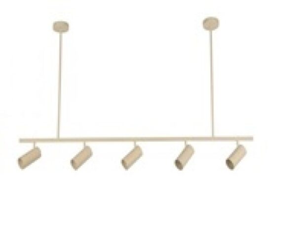 Lámpara Colgante Metal Blanco Elegante