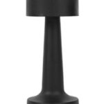 Lámpara de Mesa Recargable Negra LED