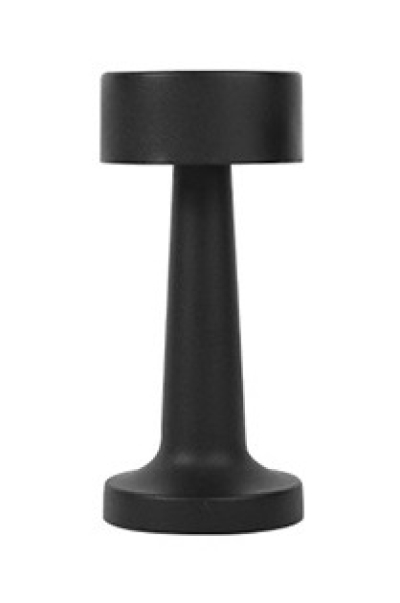 Lámpara de Mesa Recargable Negra LED