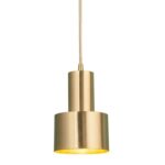 Lámpara Colgante Metal Dorado Elegante