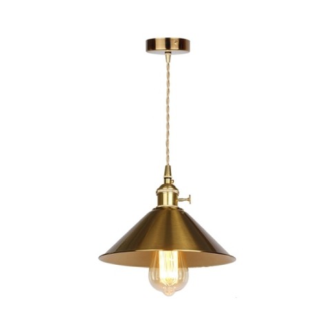 Lámpara Colgante Dorada Elegante Moderna