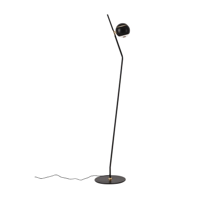 Lámpara de Piso LED Moderna Negra