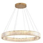Lámpara Colgante Aro Dorado 60cm