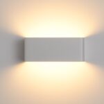 Aplique de pared LED blanco moderno