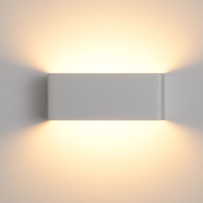 Aplique de pared LED blanco moderno