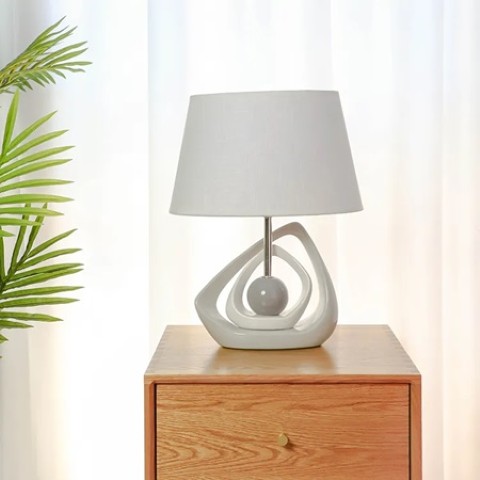 Lámpara de mesa cerámica elegante