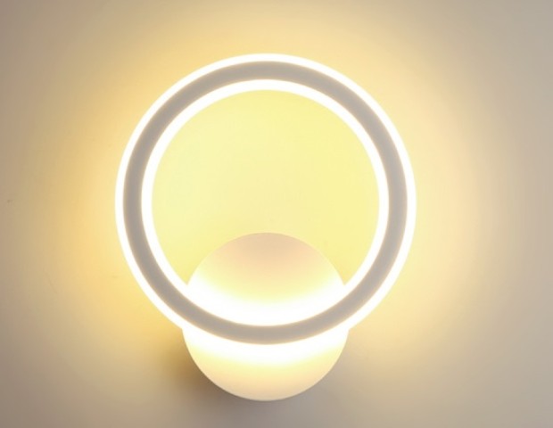 Lámpara de Pared LED Blanca Moderna