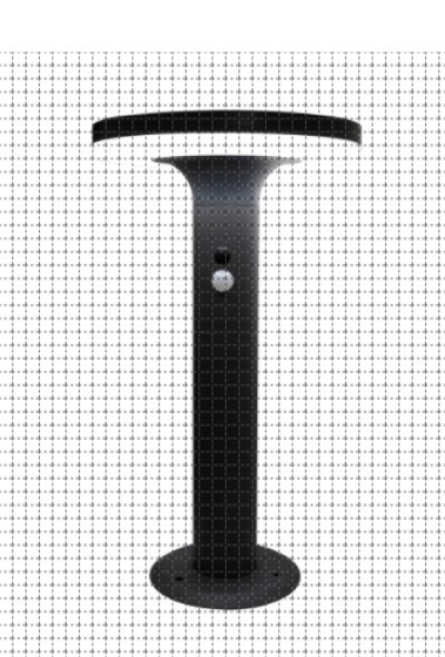 Bolardo Solar con Sensor de Movimiento