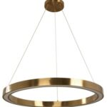 Lámpara colgante LED dorado 30W