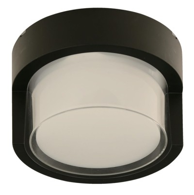 Lámpara LED de techo negra 15W