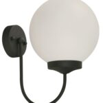 Aplique de Pared Negro 40W E27
