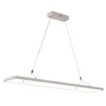 Lámpara Colgante LED Metal Blanco