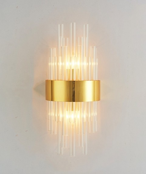Aplique de Pared Dorado Elegante