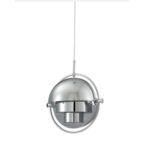 Lámpara Colgante Moderna Chrome Metal