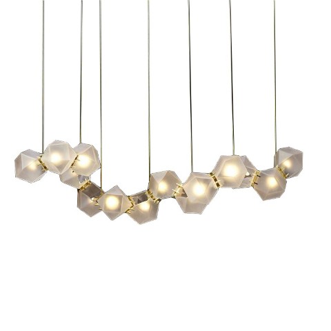 Lámpara Colgante Blanca 10 Luces