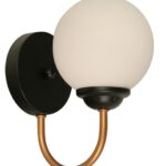 Aplique de Pared Negro Elegante 40W