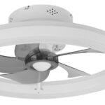 Ventilador LED inteligente techo blanco