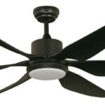 Ventilador LED Inteligente de Techo 66 Negro