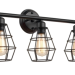 Aplique de Pared Negro Moderno 3L