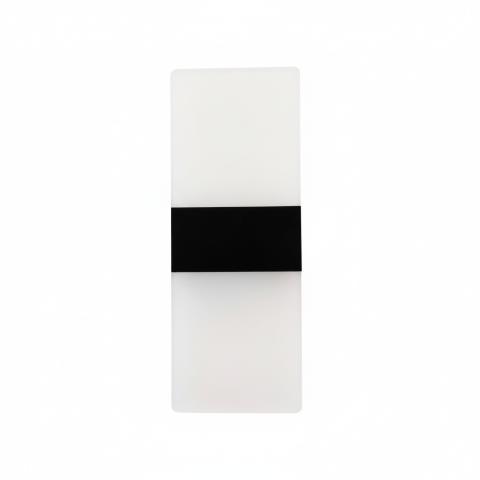 Lámpara de Pared LED Negra Moderna