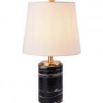Lámpara de Mesa Negra E27 Moderna