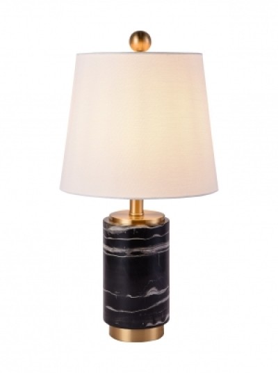 Lámpara de Mesa Negra E27 Moderna