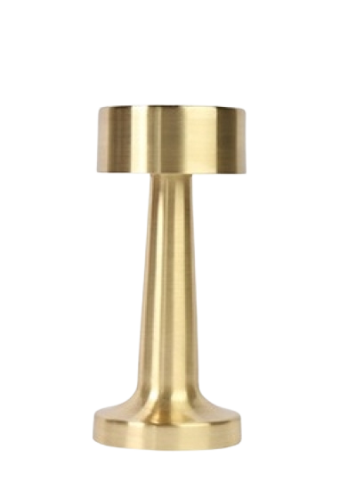 Lámpara de Mesa Recargable Bronce LED