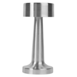 Lámpara de Mesa Recargable Cromo Elegante