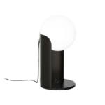 Lámpara de Mesa Moderna Metal Vidrio
