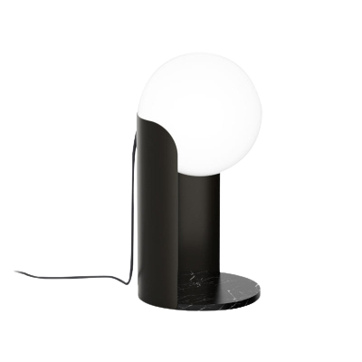Lámpara de Mesa Moderna Metal Vidrio
