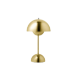 Lámpara de Mesa Metal Dorado Elegante